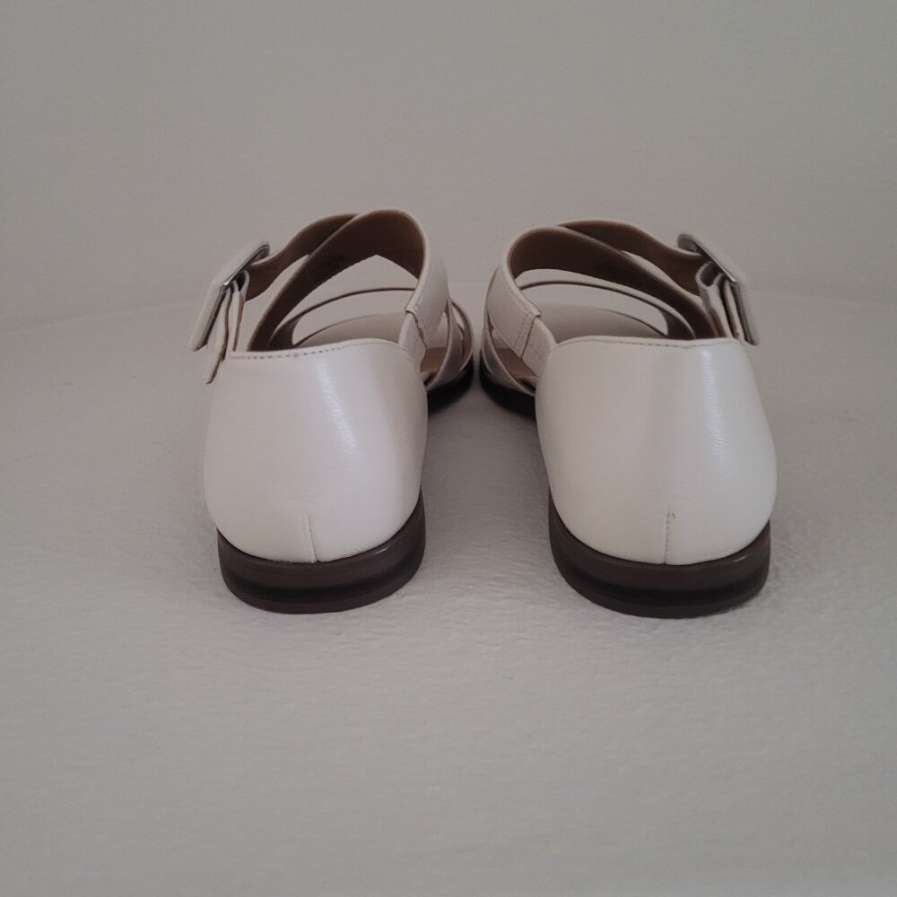 VIONIC PACIFICA FLAT SANDALS, IVORY. SIZE 7.5 - Picture 3 of 4